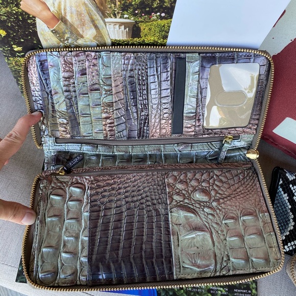 NWT Brahmin Skyler Ombre Quartz Wallet - Picture 9 of 9